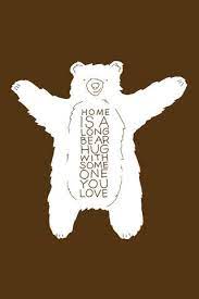 The king zilla proudly presents: Yoga Inspiration Bear Hug Bear Art Bear