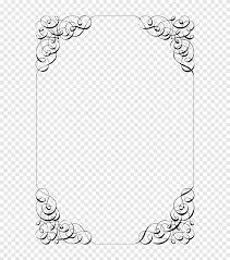 Ringkasan dokumen ms word (.docx) format: Wedding Invitation Microsoft Word Template Convite Wedding Border Template Png Pngegg