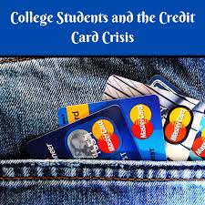 Owning a business can bring unexpected financial down times and credit hits. College Students And The Credit Card Crisis Toughnickel