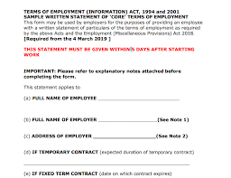 Afscme that nonunion workers cannot be experts said that a ruling in favor of janus would be the most significant court decision affecting janus, an employee at the illinois department of healthcare and family services, asked the court. The 5 Day Statement Of Core Terms When Commencing Employment Employment Rights Ireland