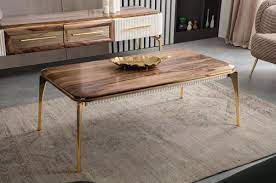 Gently used, vintage, and antique art deco coffee tables. Casa Padrino Luxury Art Deco Coffee Table Brown Gold 117 X 62 X H 45 Cm Elegant Living Room Table Art Deco Living Room Furniture