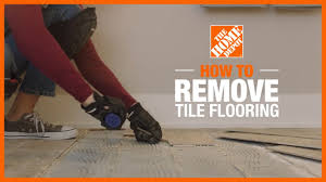 If the tiles you re removing were set in mastic and not mortar you re lucky a floor scraper will do the job. How To Remove Ceramic Tile The Home Depot