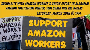 Book with confidence at orbitz! Dallas Anti War Committee Folks In Dallas Will Be Engaging In An International Day Of Action In Solidarity With The Amazon Workers In Bessemer Al Who Are Voting To Decide Whether To