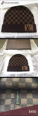 Authentic Louis Vuitton Damier Lv Logo Unisex Hat Unisex Hat Lv Logo Louis Vuitton