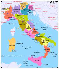 Colorful italy map regions main cities stock vector (royalty free map of italy with regions and cities and travel information maps of italy. Golfing Italia Recommended Hotels Golf Courses In Italy Maps Of Italian Regions Capital Cities Airports Italien Rundreise Italien Reisen Rom Reise