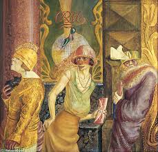 Tres prostitutas en la calle de Otto Dix | Reproducciones De Pinturas Otto  Dix | WahooArt.