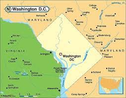 The district of columbia, located on the north bank of the potomac river, is the capital city of united states. Where Is Washington Dc Located Washington Dc Map District Of Columbia Washington Dc Washington Dc State Washington Dc Map
