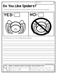 Spider Unit For Kindergarten And First Grade First Grade Writing 1st Grade Writing First Grade Activities