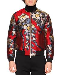Dsquared2 Cherry Blossom Print Bomber Jacket Bordeaux Printed Bomber Jacket Printed Bomber Bomber Jacket