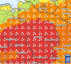 Wetterkarten & aktuelle wettervorhersage für heute & morgen; Bis Zu 15cm Schnee Und Glatteis Wetterwarnung Fu