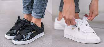 Puma cali patent ps / noir. Gril Boulon Antecedent Puma Heart Patent Noir 35 Attacher Corrompu Mouette