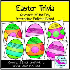 Veterans day is one of the eleven federal holidays in the united states for federal organizations and is a public holiday for all 50 states. Easter Trivia Questions Of The Day By Middle School Bookworm Tpt