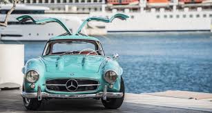 This Mercedes 300sl Gullwing Is A Cyan Coloured Bird Of Paradise Classic Driver Magazine In 2020 Mercedes 300sl Mercedes Benz Models Mercedes Benz Classic