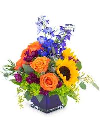 Pretty, fresh flowers and a festive balloon will rejuvenate them; Season Of Light In Chicago Il Donna S Garden Flower Shop