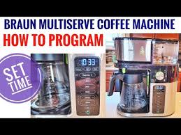 Pour the water into your coffee maker's water reservoir and. How To Program Auto Start Set Time Braun Multi Serve Coffee Machine Kf9150 Youtube