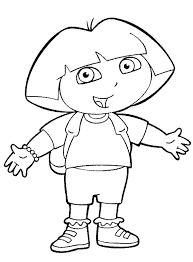 Pin Cake Coloring Pictures Cake On Pinterest Dora Coloring Nick Jr Coloring Pages Preschool Coloring Pages