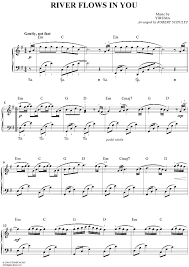 How To Play River Flows In You On Piano River Flows In You River Flow In You Piano Sheet Music Free Piano Sheet Music