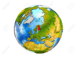 Finland On 3d Model Of Earth With Country Borders And Water In Oceans 3d Illustration Isolated On White Background A In 2020 3d Illustration 3d Model Illustration
