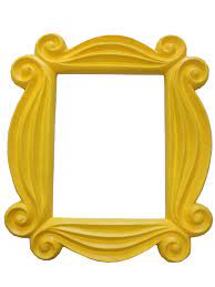 A frame's dimensions refer to the size of its opening. Friends Yellow Peephole Picture Frame Door Tv Show Monica Hanging F R I E N D S Walmart Com Walmart Com