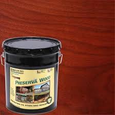 Bolder red, green and blue wood stains are also available. 5 Gal Rubicon Red Semi Transparent Oil Based Wood Stain Hills Flat Lumber
