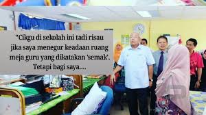 Meja khas utk diletakkan di meja guru disekolah.dengan ada. Bimbang Ditegur Meja Guru Semak Pendidik2u