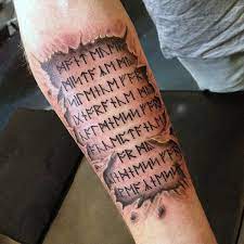 Runic tattoos belong to the category of magic and the owner, first of all, has a great responsibility for the meaning and the combination of certain runes. Top 79 Best Rune Tattoo Ideas 2021 Inspiration Guide