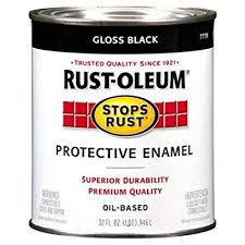 Rust Oleum 7779504 Protective Enamel Paint Stops Rust 32 Ounce Gloss Black