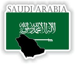 saudi arabia sticker flag mf for laptop book fridge guitar etsy sticker flag sticker design stickers