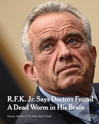 Robert F. Kennedy Jr. said doctors in 2010 noticed a dark spot