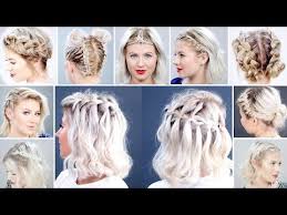 Top 15 Braided Short Hairstyles Milabu Youtube Braids For Short Hair Short Hair Tutorial Short Hair Styles