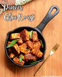 Paneer Ghee Roast Recipe Raks Kitchen Roast Recipes Indian Food Recipes North Indian Vegetarian Recipes