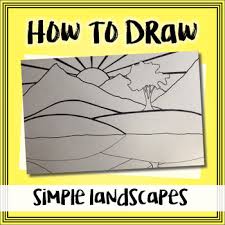 Drawing landscapes a practical and inspirational course. How To Draw Landscapes Worksheets Teaching Resources Tpt