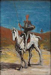 Vecino de alonso quijano, quien, en un rapto de locura inducida por leer demasiados libros de caballería acaba por creerse un caballero andante llamado don quijote, sancho. Sancho Panza Wikipedia