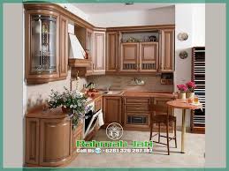 Kitchen set jati jepara melayani pembuatan kitchen set minimalis dan kitchen set ukiran yang terbuat dari kayu jati perhutani dengan. Kitchen Set Kayu Jati Rahmah Jati Furniture