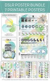 Introduction To Digital Photography Dslr Printable Poster Bundle 7 Posters Digital Photography Lessons Aperture Photography Photography Basics