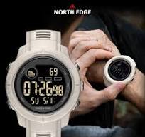 NORTH EDGE MARS 5 Men's Digital Watch Outdoor Sports LED Watches Waterproof  50M Heart Rate Blood Oxygen Smartwatch For Men Women - AliExpress 1511