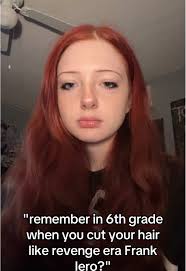 Nostalgia for Frank Iero's Revenge Era Hair