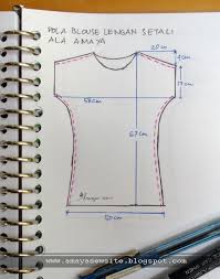 Cara membuat pola lengan setali untuk kebaya cara membuat pola lengan raglan cara membuat pola kebaya tanpa jahitan bahu. Amaya S Sew Site August 2016