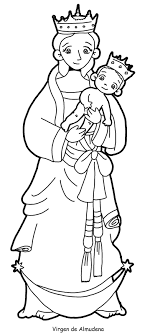 468 imágenes gratis de la virgen maría. Imagen De La Virgen Maria Para Colorear Novocom Top