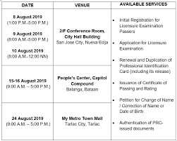 prc mobile services in central luzon provinces