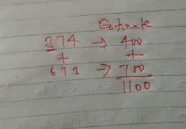 Estimate The Sum Of 374 And 673 Brainly In