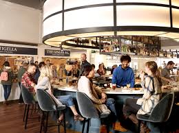 rosetta hall is the tesla of food courts food hall traditional dining tables food court