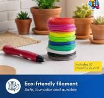 3D Pen Starter Kit - Blue - Combodeal with Filament Package - 9 Colors