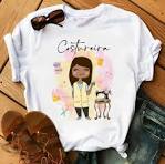 Camisa T-shirt Personalizada Profissão Costureira - Blusa Costura Costureira