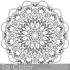 Intricate Printable Coloring Pages For Adults Gel Pens Mandala Pattern Pdf Jpg Instant Download Col Coloring Books Abstract Coloring Pages Coloring Pages