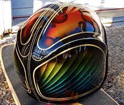 Badass Motorcycle Art With Three Quarter Lids Motorcycle Art Bobber Helmets Motorcycle Helmets