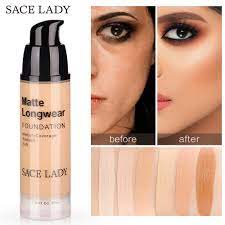 When you are finished, your skin, eyes, and lips will have the matte look that you want. Sace Lady Face Foundation Makeup Professional Base Make Up For Dark Skin Matte Cream Oil Control Liquid Natural Cosmetic 30ml Face Foundation Aliexpress