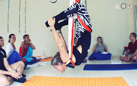 Check spelling or type a new query. Aerial Yoga Aerial Yoga Teacher Training The Air Scorpion Pose Vaihayasa Vrischikasana With Aeroyoga