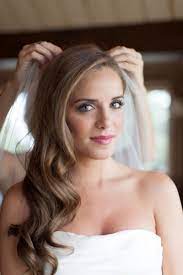 Photo 17 Of 42 Wedding Hair Down To One Side Side Swept Hair Of Simple Wedding Hai Long Hair Wedding Styles Bride Hairstyles Wedding Hairstyles For Long Hair
