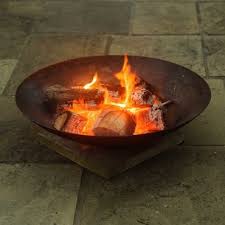 Looking for a corten steel fire bowl ? Large Curved Fire Bowls Corten Steel Harrod Horticultural
